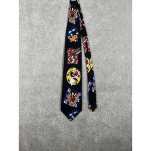 Vintage‎ Looney Tunes Mania Tie - Bugs Bunny, Sylvester, Taz, Daffy Duck 1995